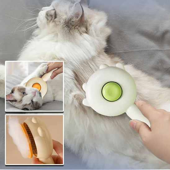 Brosse pour chat poil long - KittyShineGroom™