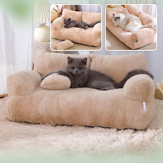 canape-pour-chat-beige