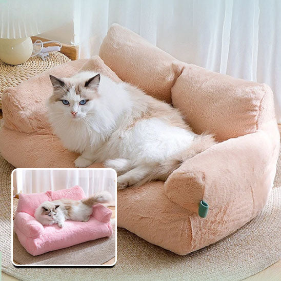 canape-pour-chat-rose