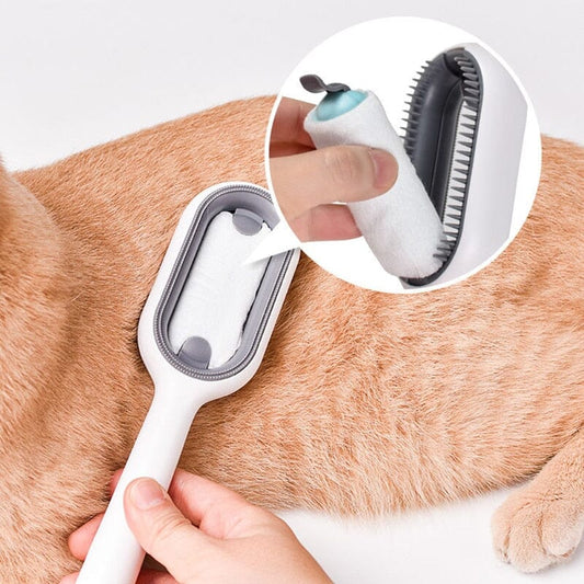 DoubleFaceBrosse™ | Brosse pour chats & chiens - Happiness Cats